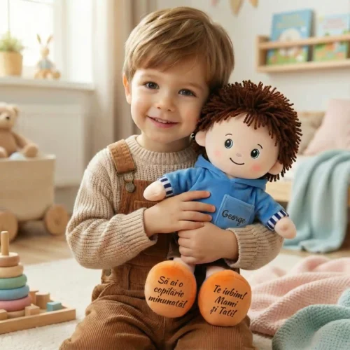 Papusa-Personalizata-Baietel Papusa Personalizata Baietel