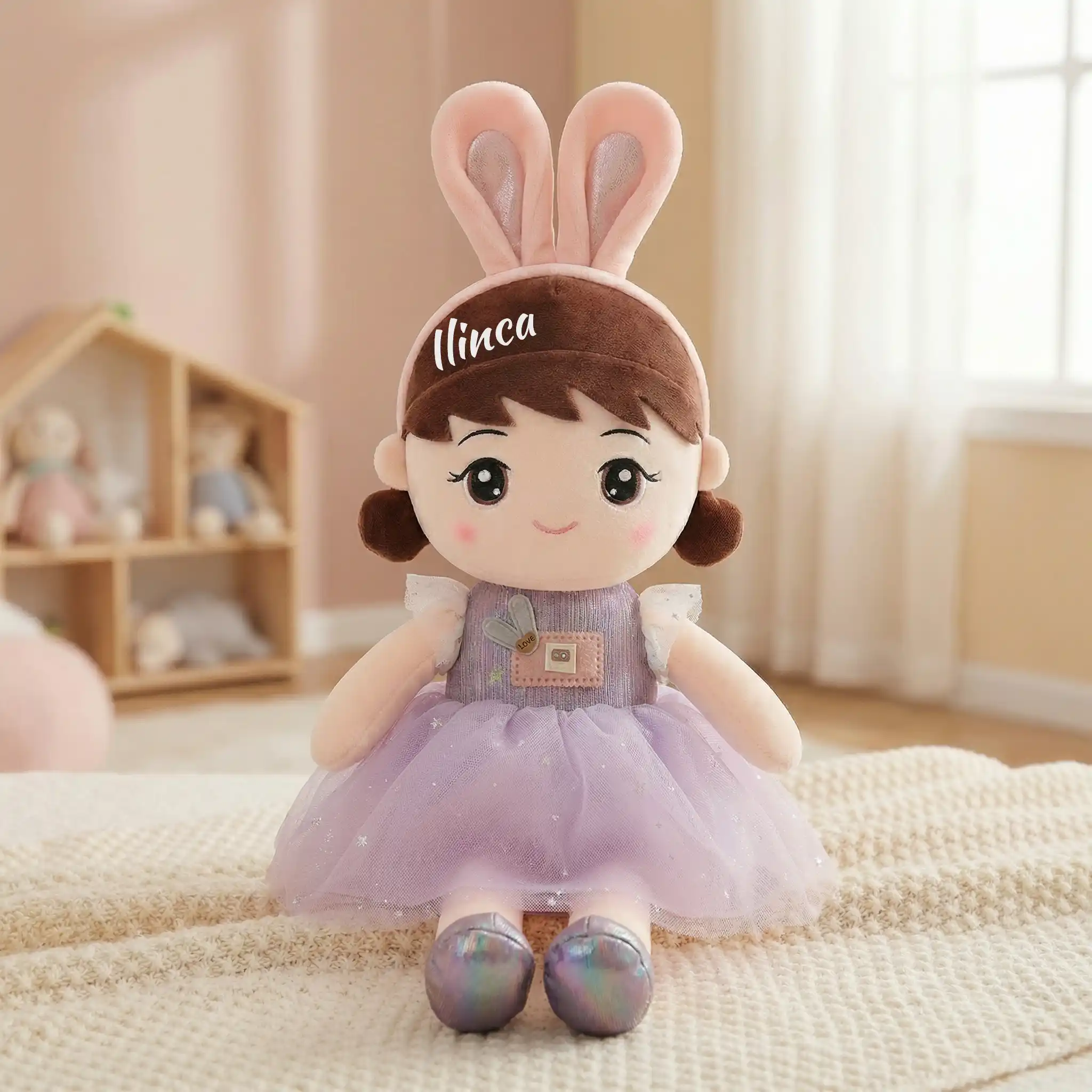 Papusa Personalizata Balerina Iepuras Mov11 Papusa Personalizata Balerina Iepuras