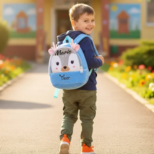Ghiozdan Personalizat Caprioara Ghiozdan Personalizat Caprioara