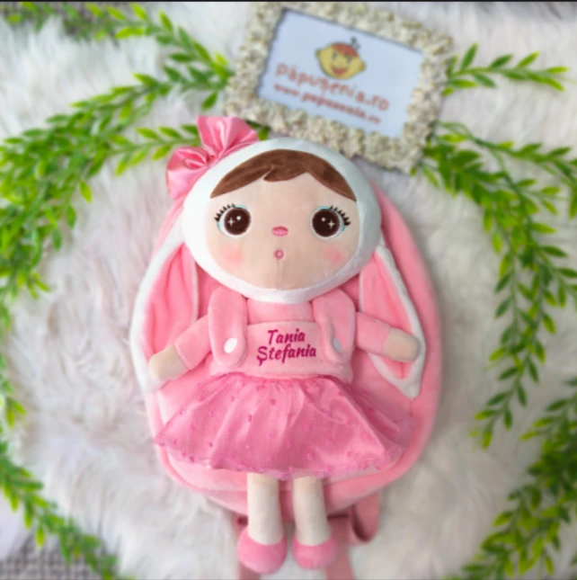 Ghiozdan cu Papusa Personalizata Ghiozdan cu Papusa Personalizata