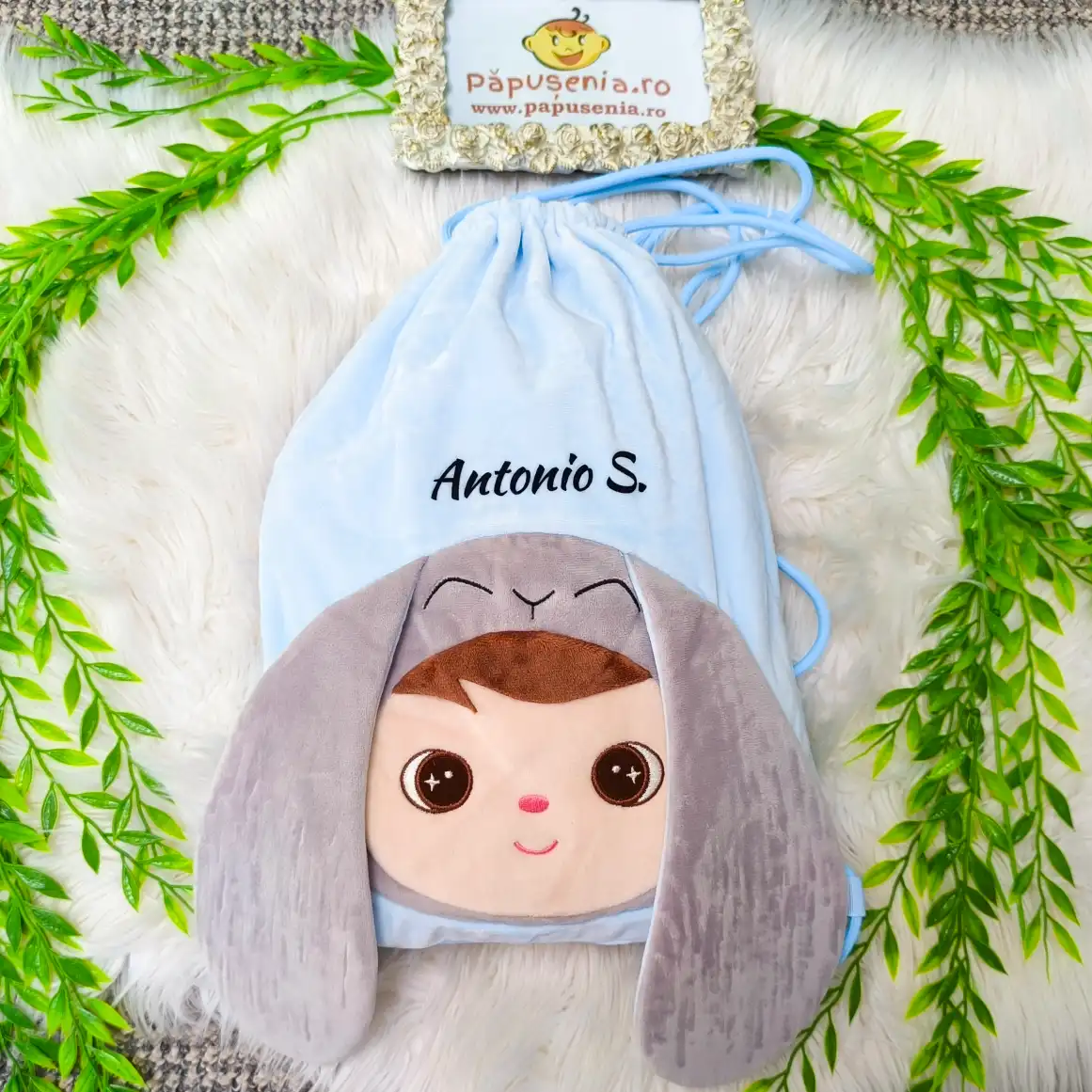 Saculet Personalizat cu Iepuras (6) Saculet Personalizat cu Iepuras