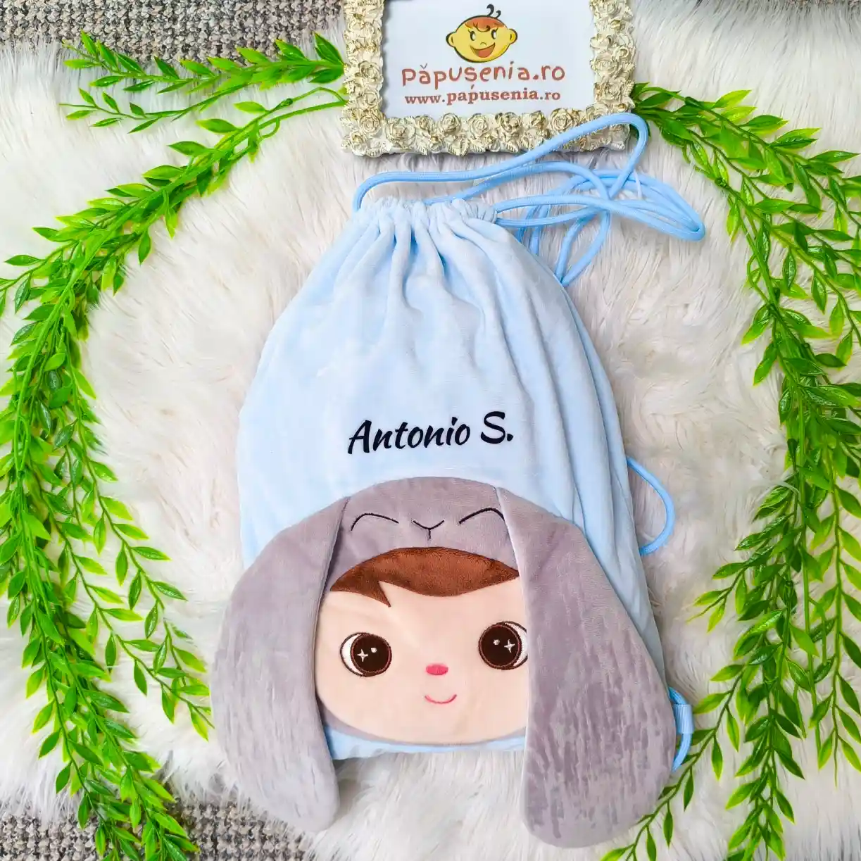 Saculet Personalizat cu Iepuras (8) Saculet Personalizat cu Iepuras