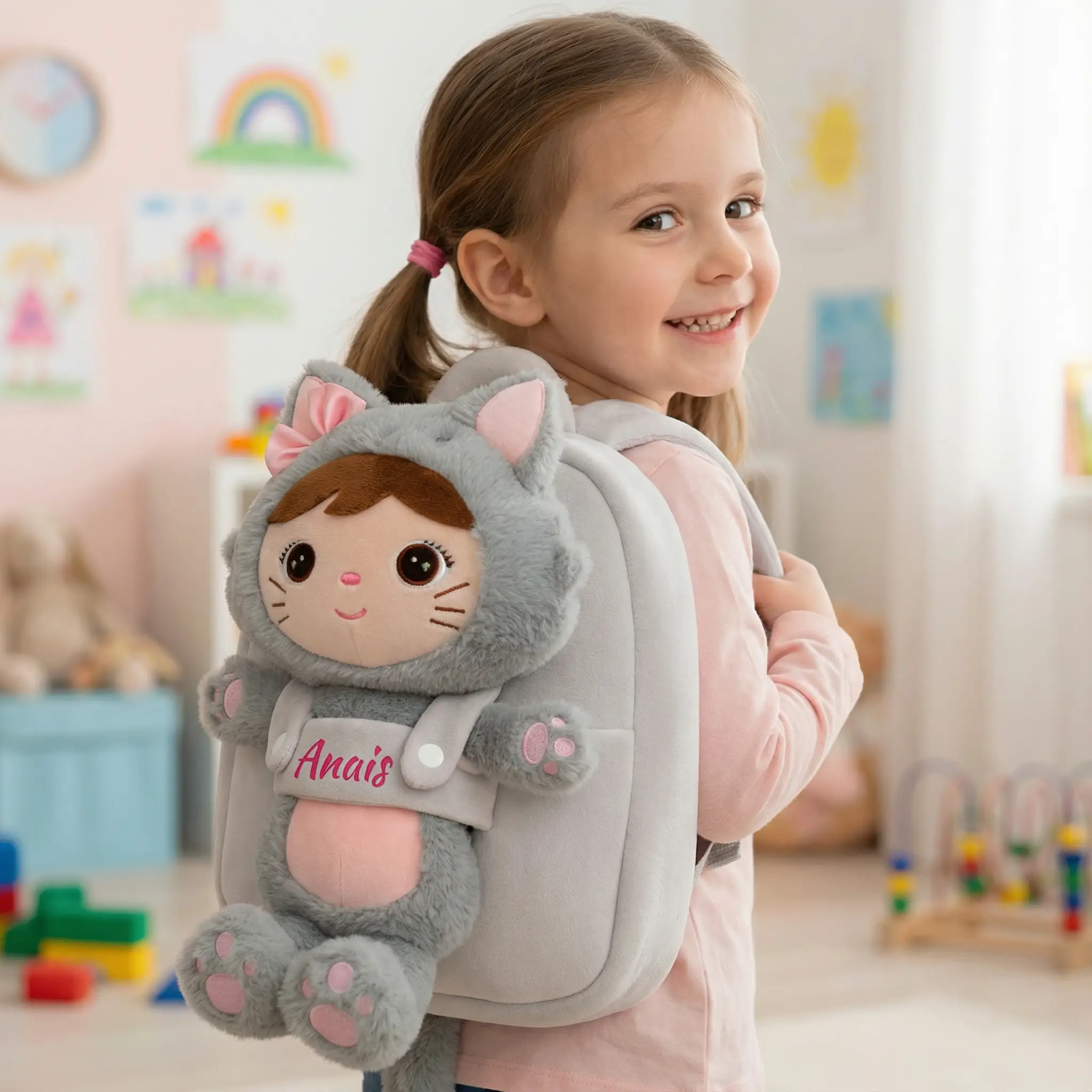 Ghiozdan Personalizat Pisicuta1 Ghiozdan Personalizat Pisicuta