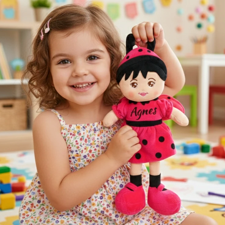 Papusa Personalizata Gargarita Fucsia (2) Papusa Personalizata Gargarita Fucsia
