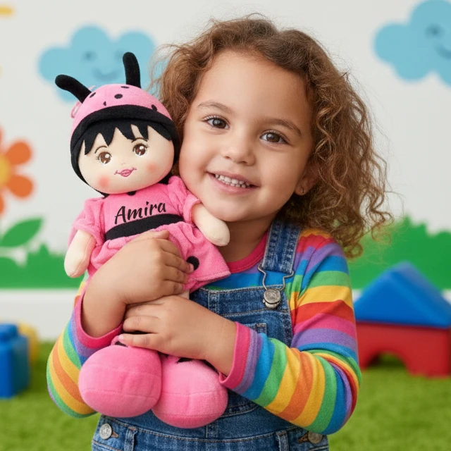 Papusa Personalizata Gargarita Roz (2) Papusa Personalizata Gargarita Roz