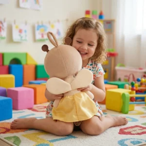 Papusa personalizata Albinuta Vesela Papusa personalizata Albinuta Vesela