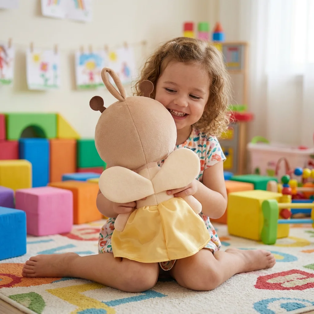 Papusa personalizata Albinuta Vesela Papusa personalizata Albinuta Vesela