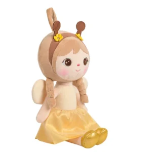 Papusa personalizata Albinuta Vesela2 Papusa personalizata Albinuta Vesela