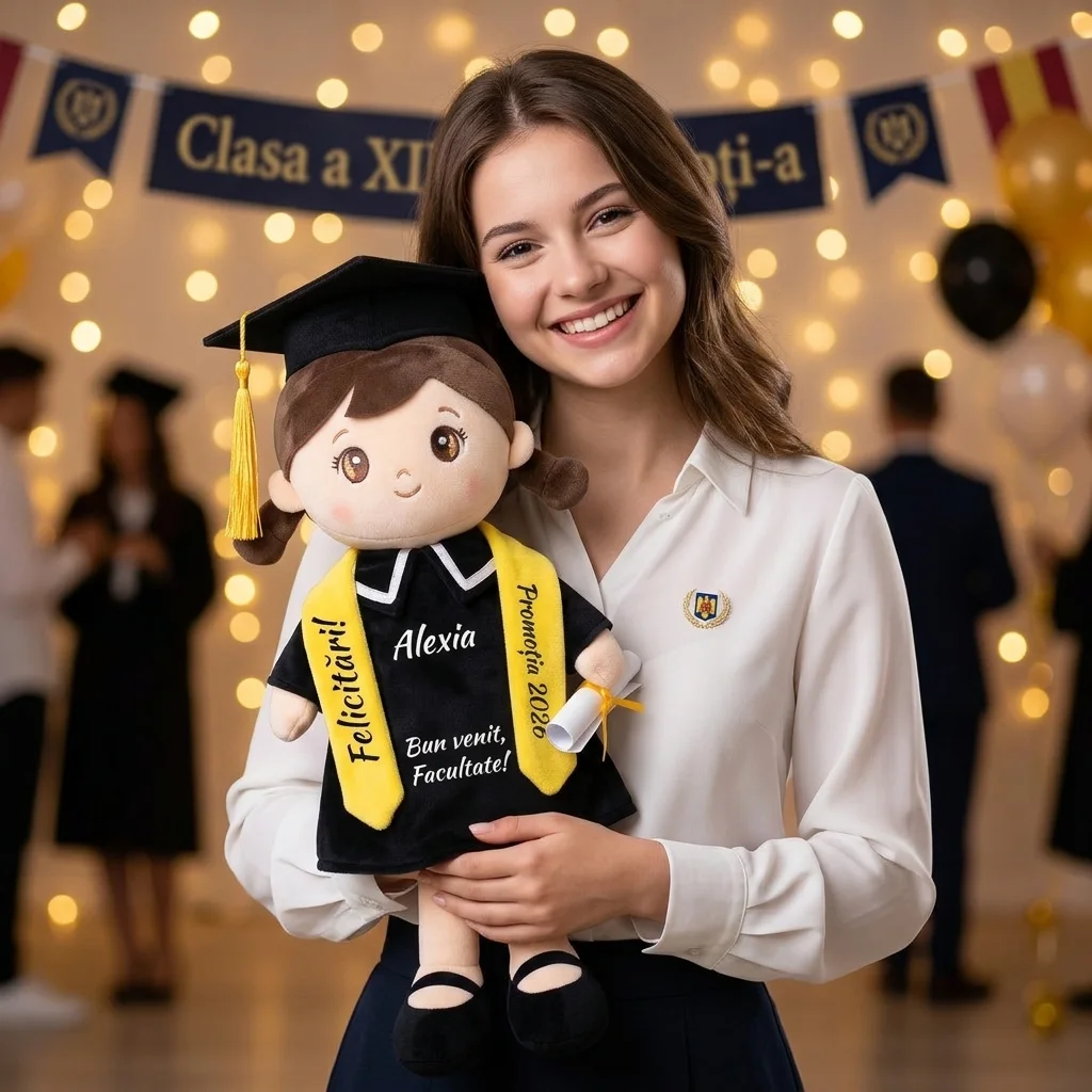 Păpușă Personalizată Absolventă Papusa Personalizata Absolventa