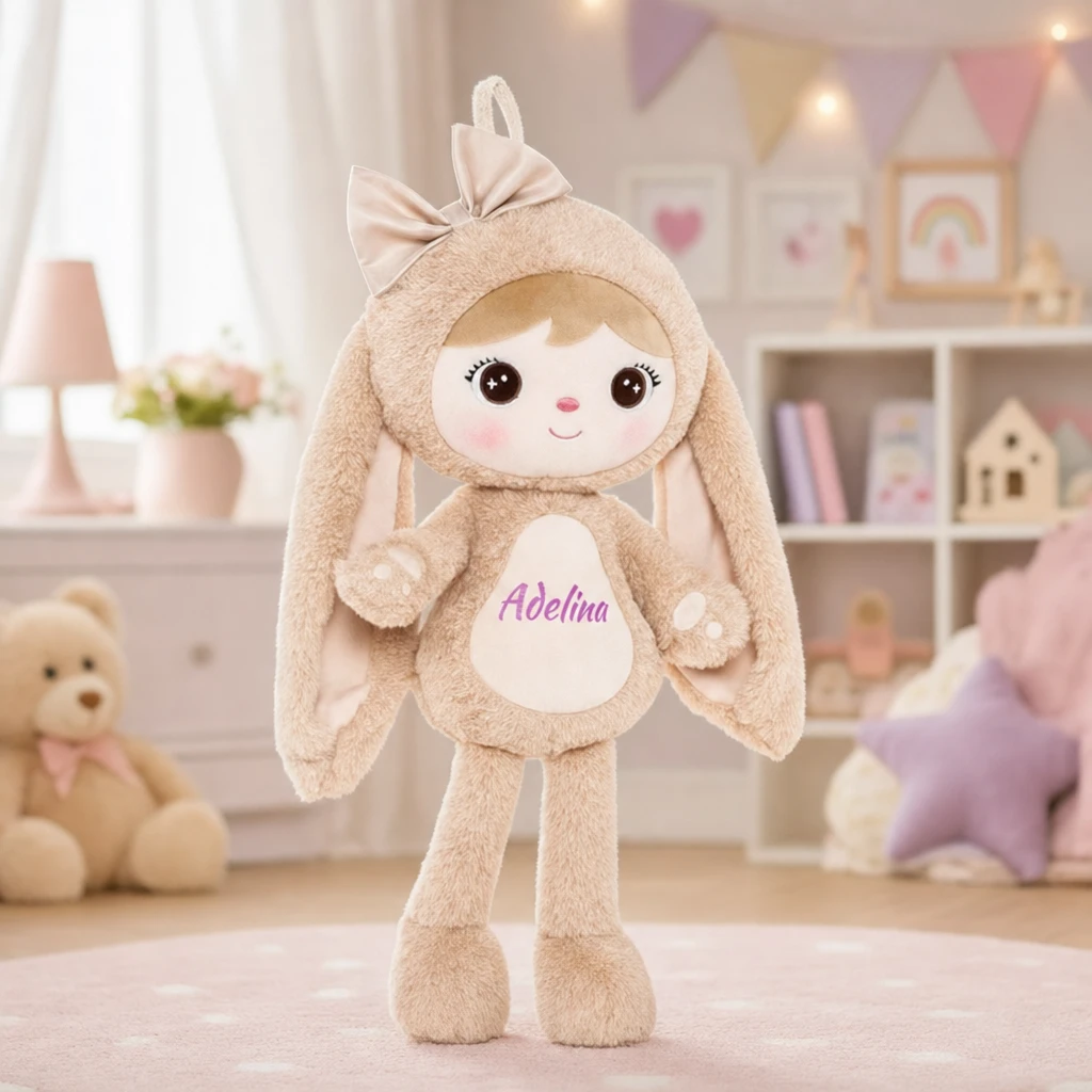 Papusa Personalizata iepurita cu Blanita Be (1) Papusa Personalizata iepurita cu Blanita Bej