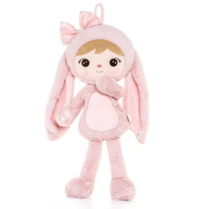 Papusa Personalizata iepurita cu Blanita Roz (12) Papusa Personalizata iepurita cu Blanita Roz