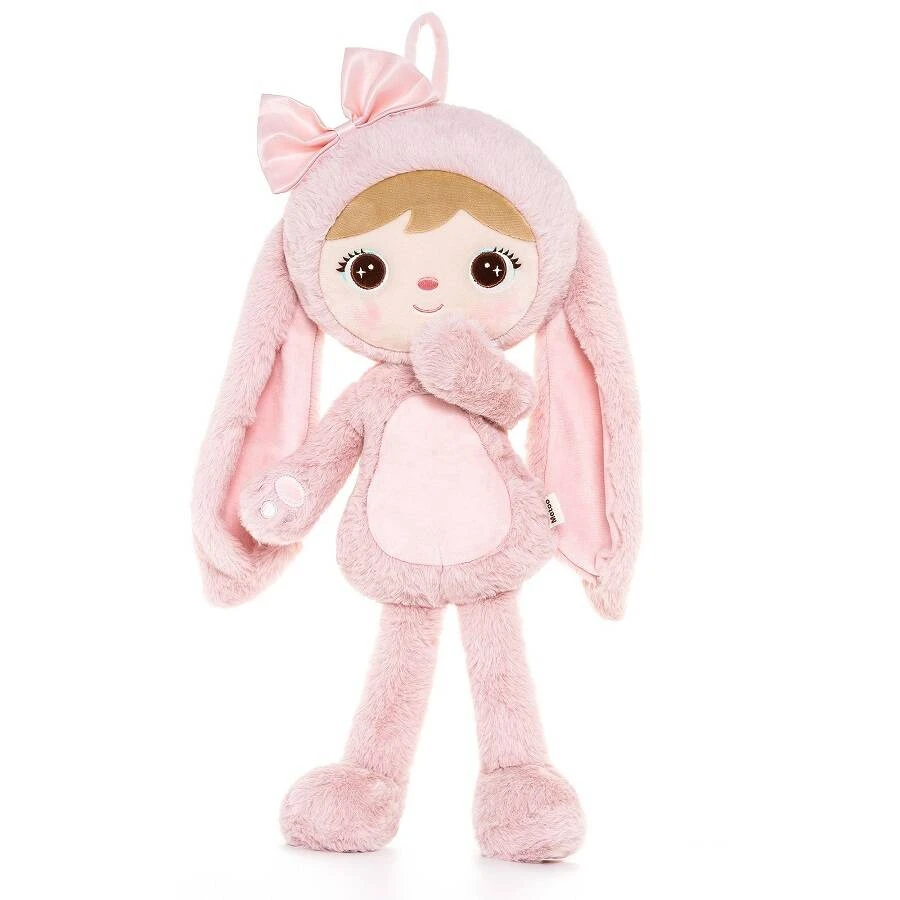 Papusa Personalizata iepurita cu Blanita Roz (12) Papusa Personalizata iepurita cu Blanita Roz