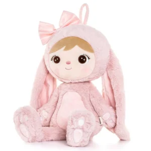 Papusa Personalizata iepurita cu Blanita Roz (9) Papusa Personalizata iepurita cu Blanita Roz